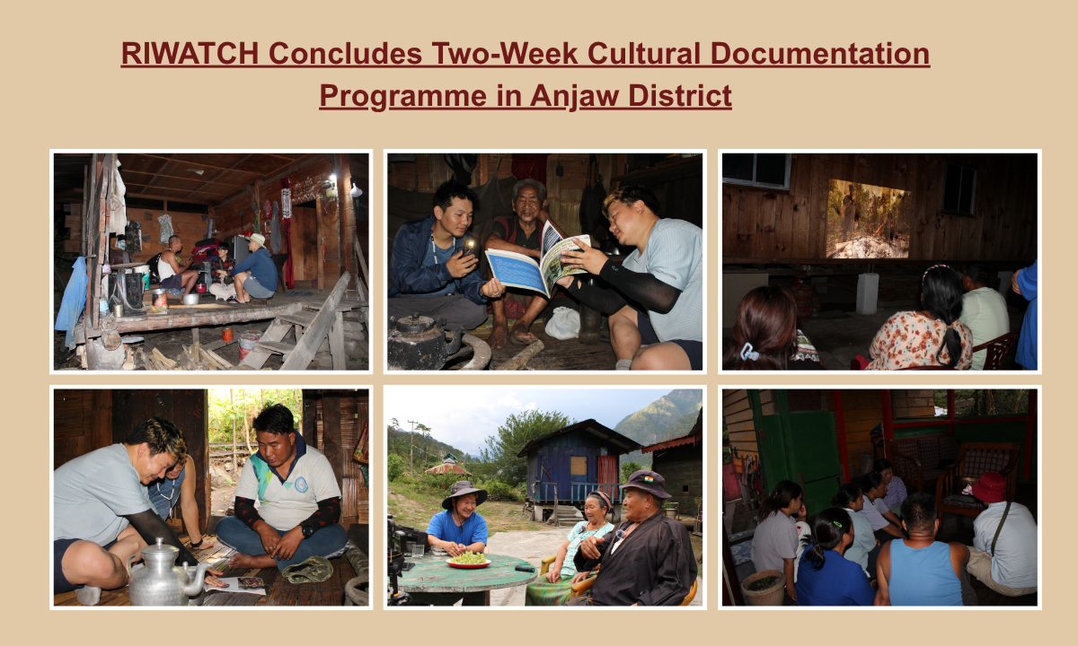RCICH Concludes Two-Week Cultural Documentation Programme in Anjaw District