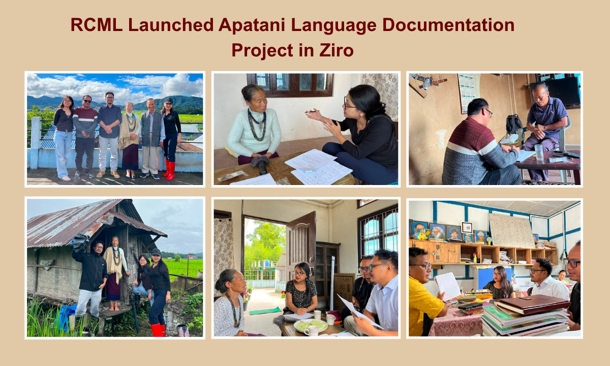 RCML Launched Apatani Language Documentation Project in Ziro