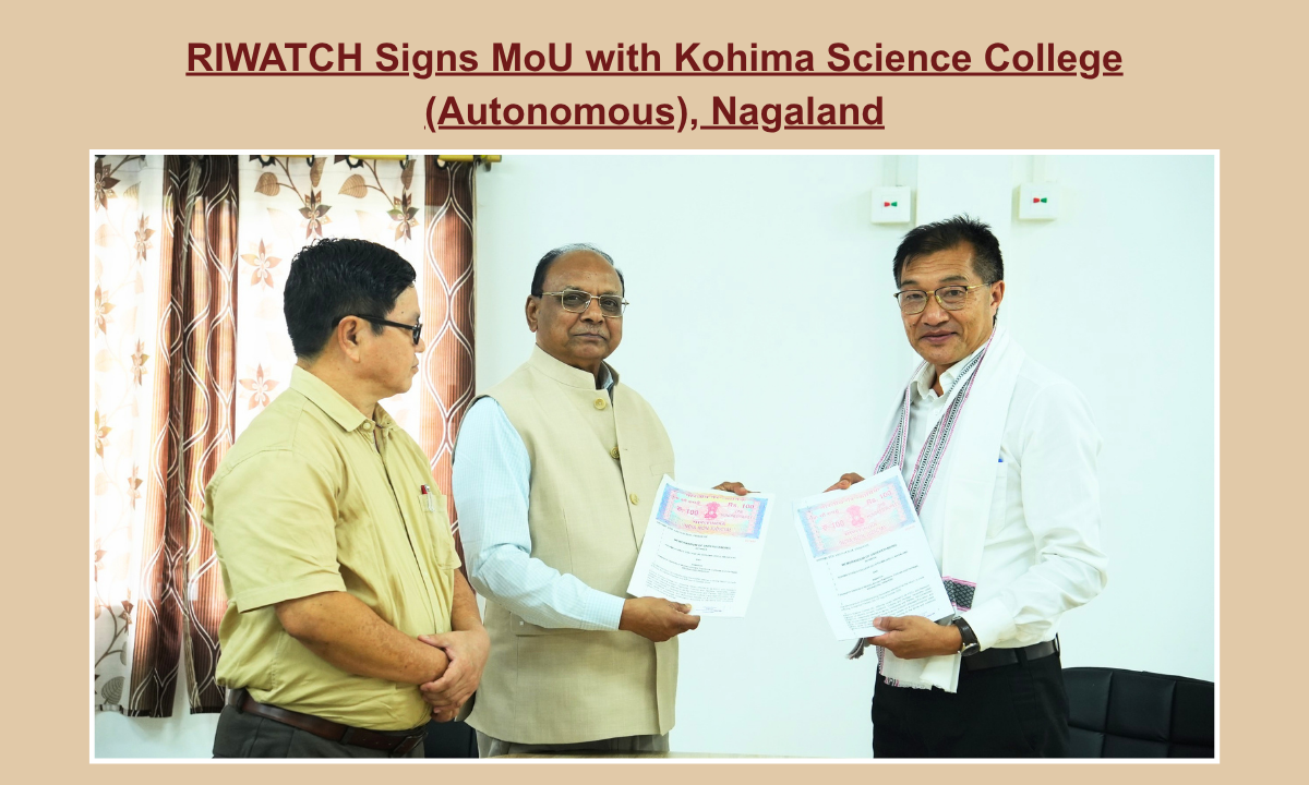 RIWATCH and Kohima Science College Sign MoU to Strengthen Research and Cultural Preservation